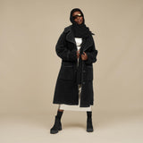 Cable Balaclava Black