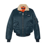 Bomber with Bombardier Collar Navy
