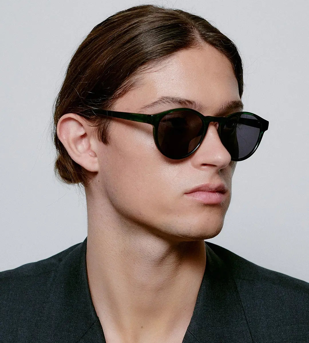 A. KJAERBEDE MARVIN GREEN MARBLE TRANSPARENT