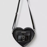 Leather Heart Shaped Bag