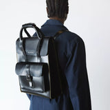 Smooth Leather Laptop Backpack