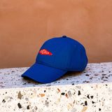 Woven Diamond Cobalt Hat