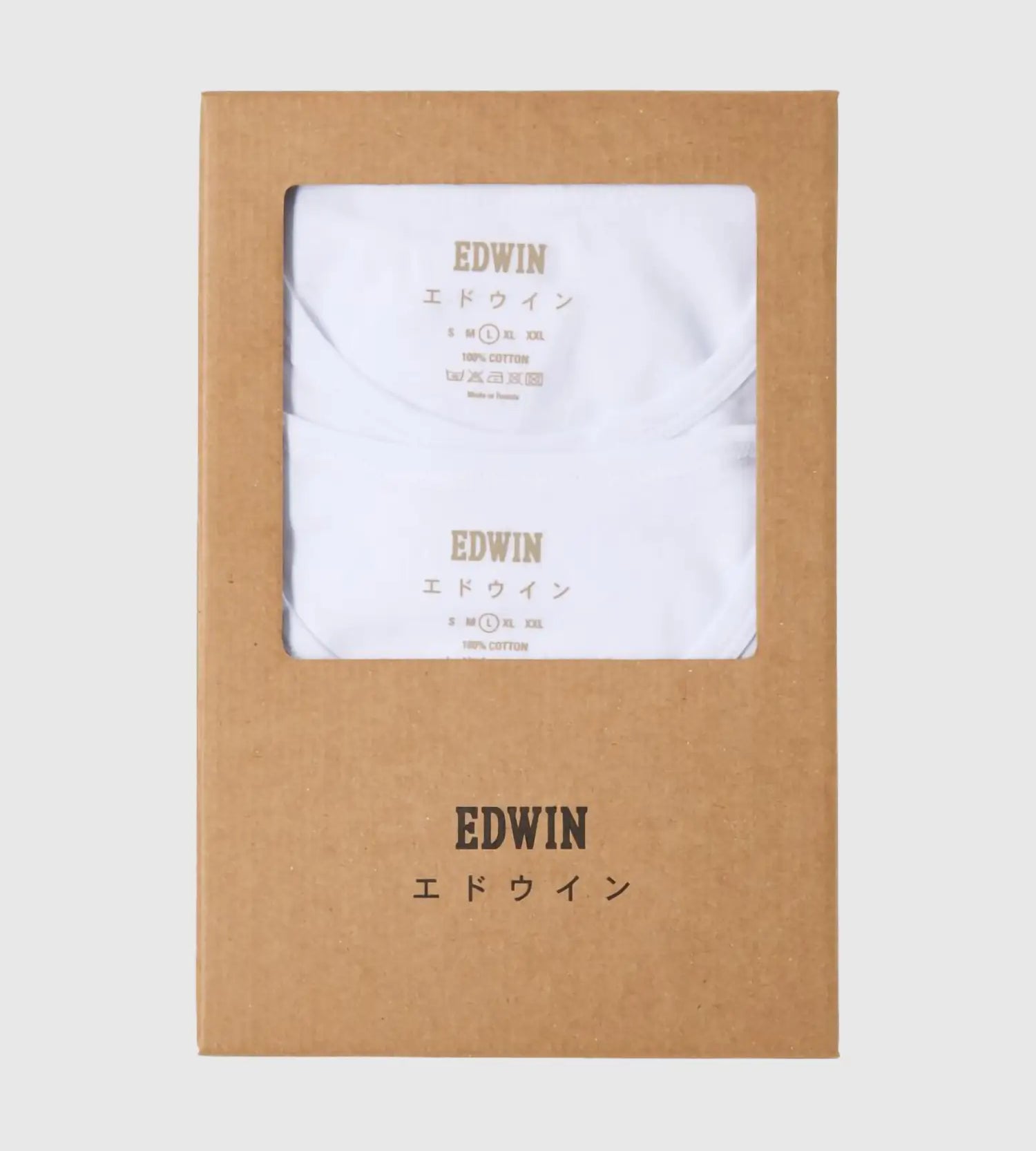 Edwin DOUBLE PACK SS T-SHIRT WHITE