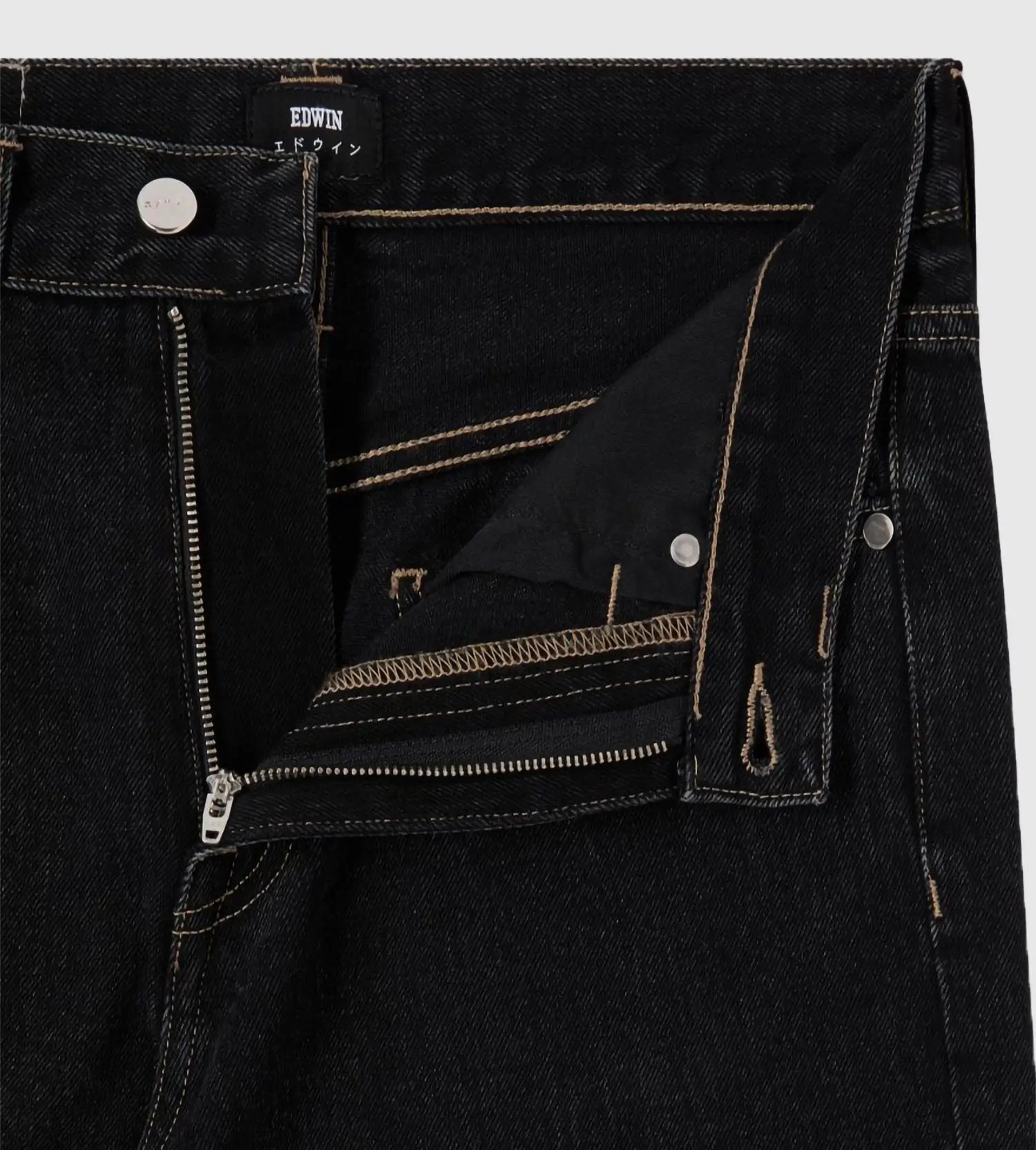 EDWIN W' ZETA PANT BLACK