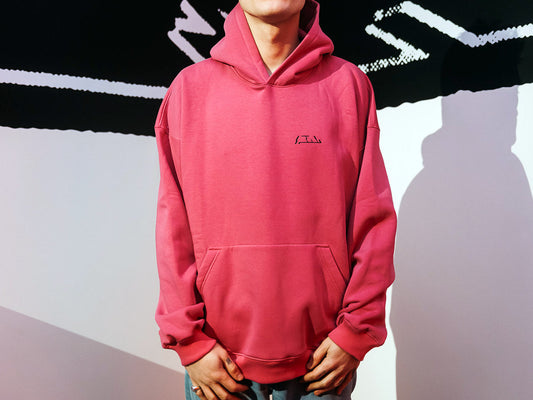 CUSTOM® oversized pink hoodie