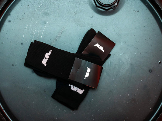 CUSTOM® black socks (1 pair)