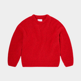 Dun Textured Sweater Red