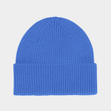 Merino Wool Beanie Pacific Blue