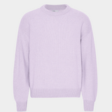Oversized Merino Wool Crew Soft Lavender