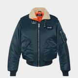 Bomber with Bombardier Collar Navy