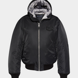 Hooded Bomber Black
