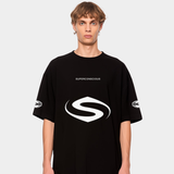 Oval S T-Shirt Black