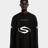 Oval S Longsleeve Black