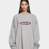 Y2K Longsleeve Grey Melange