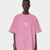 S Logo T-Shirt Washed Pink