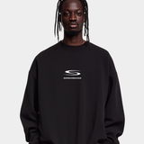 S Logo Sweatshirt Washed Black