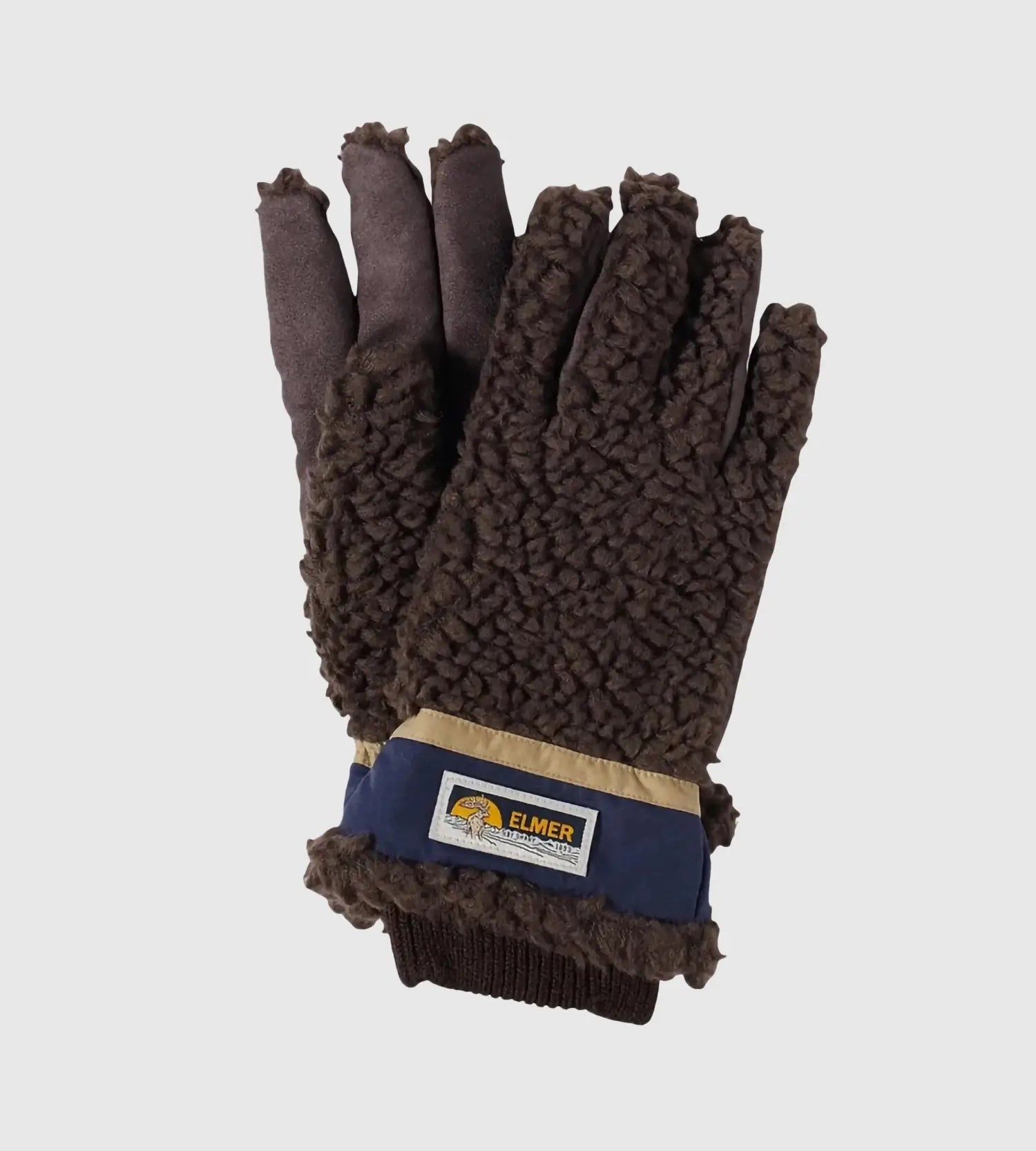 Pirštinės EM353 Teddy 5Finger BROWN