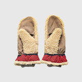 Pirštinės EM354 Teddy MITTENS BEIGE/WINE