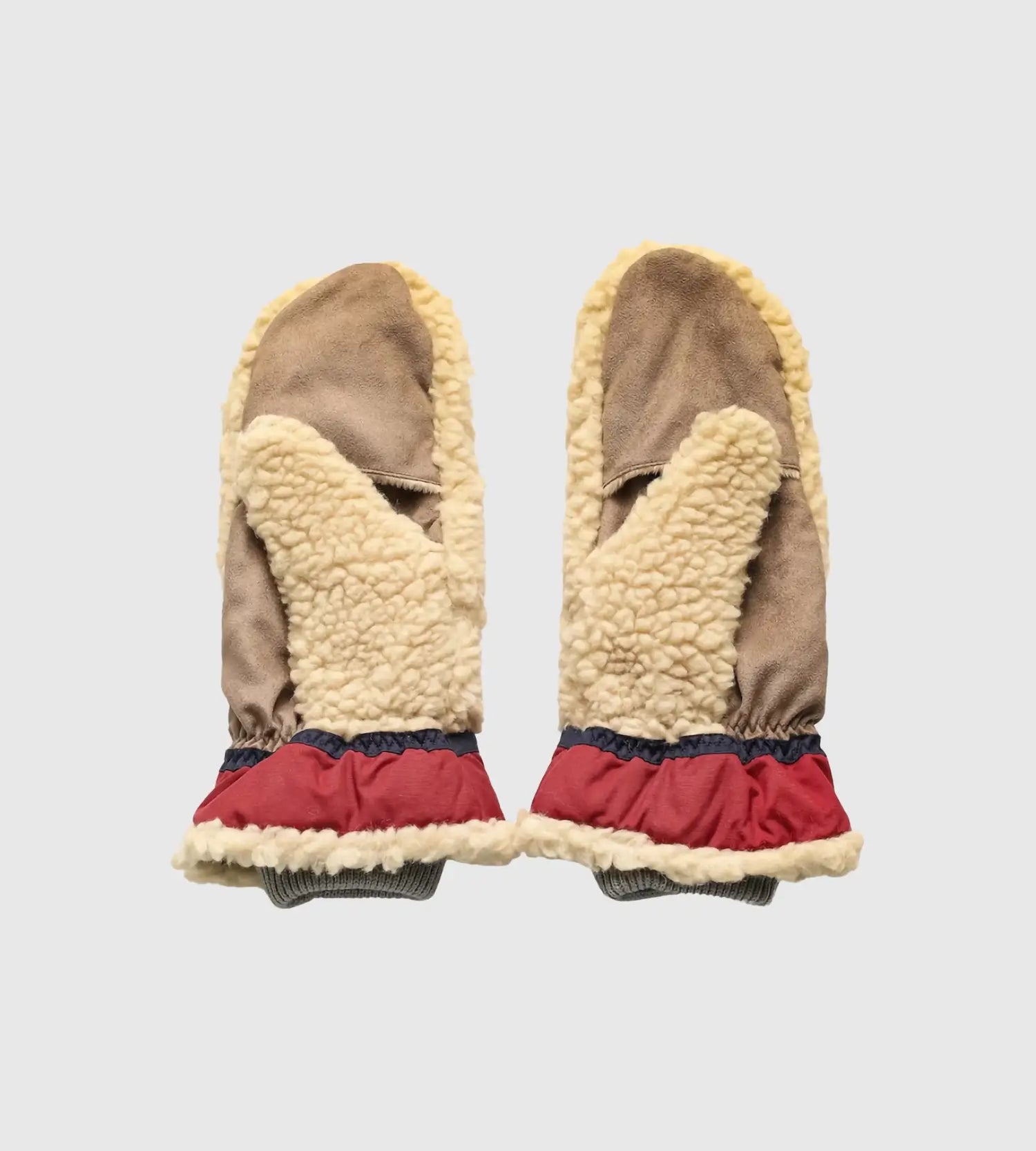 Pirštinės EM354 Teddy MITTENS BEIGE/WINE