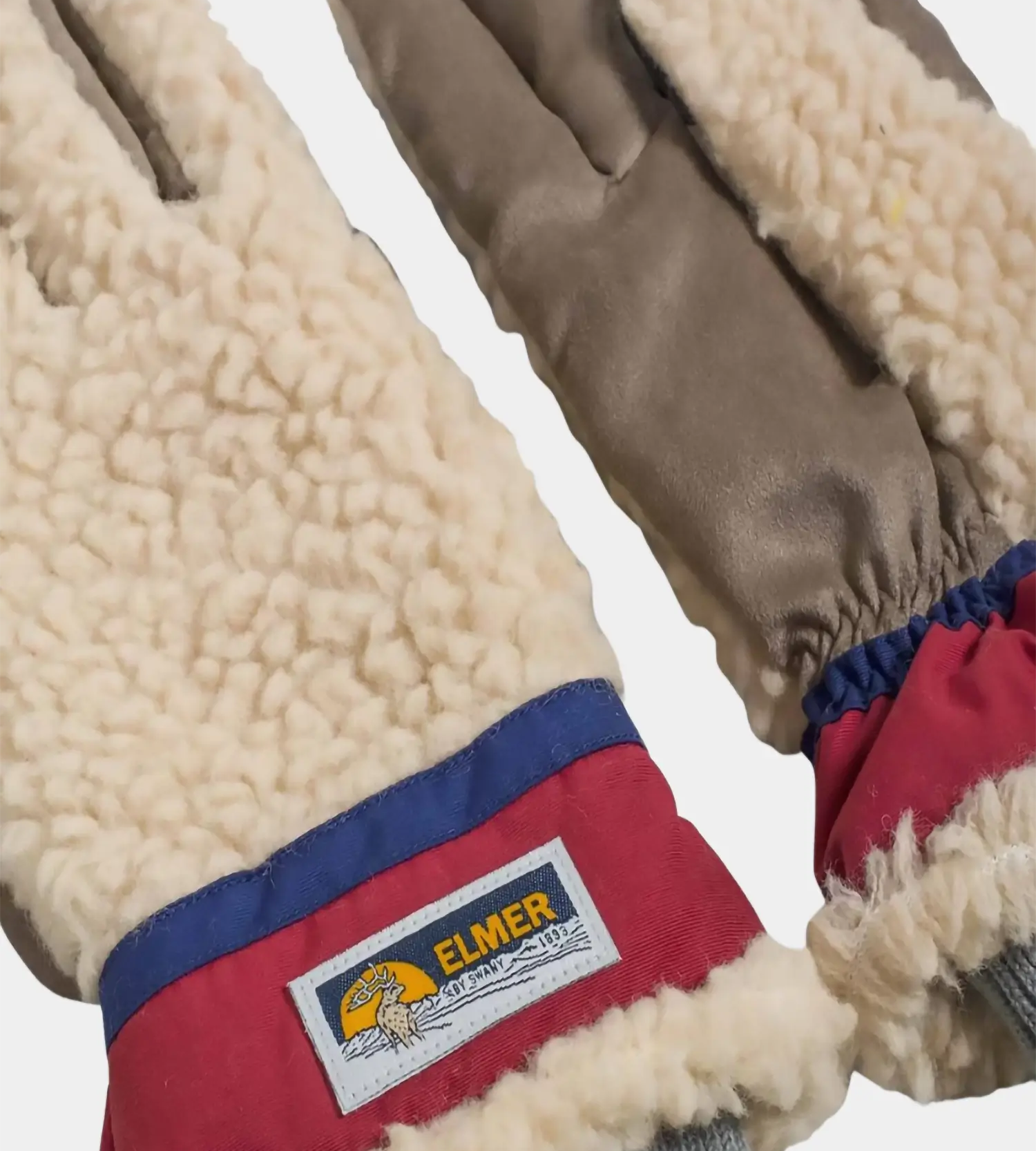 Pirštinės EM353 Teddy 5Finger Beige/Wine