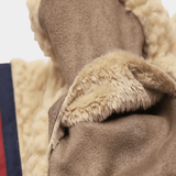 Pirštinės EM354 Teddy MITTENS BEIGE/WINE