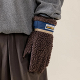 Pirštinės EM353 Teddy 5Finger BROWN