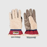 Pirštinės EM353 Teddy 5Finger Beige/Wine