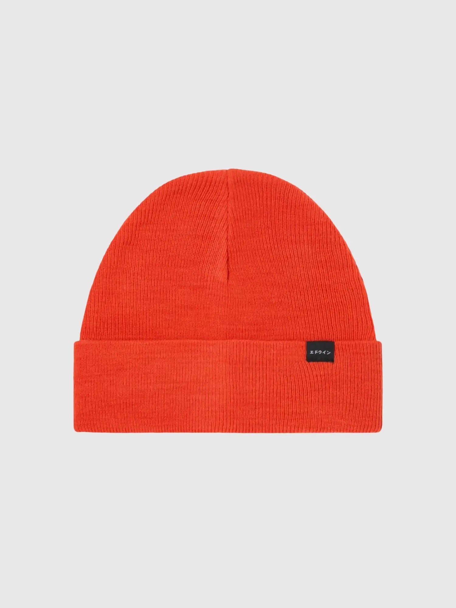 Watch Cap Beanie Navy Tangerine Tango