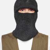 Faux Fur Balaclava Black