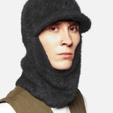 Faux Fur Balaclava Black