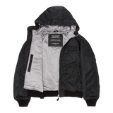 Hooded Bomber Black