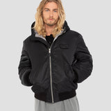 Hooded Bomber Black