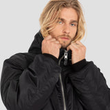 Hooded Bomber Black