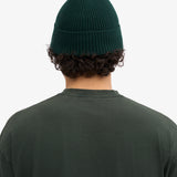 Merino Wool Beanie Emerald Green