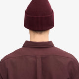 Merino Wool Hat Oxblood Red