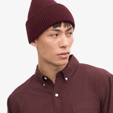 Merino Wool Hat Oxblood Red