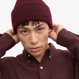 Merino Wool Hat Oxblood Red
