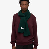 Merino Wool Scarf Emerald Green