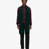 Merino Wool Scarf Emerald Green