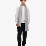 Merino Wool Scarf Heather Grey