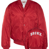 Bronx Bomber Jacket Dark Red