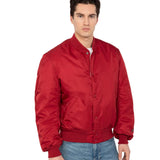 Bronx Bomber Jacket Dark Red