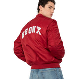 Bronx Bomber Jacket Dark Red