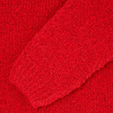 Dun Textured Sweater Red