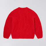 Dun Textured Sweater Red