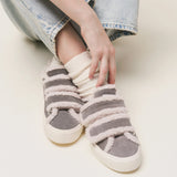 Shearling Low Velcro Grey