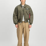 CWU-45 Heritage Olive Bomber Jacket
