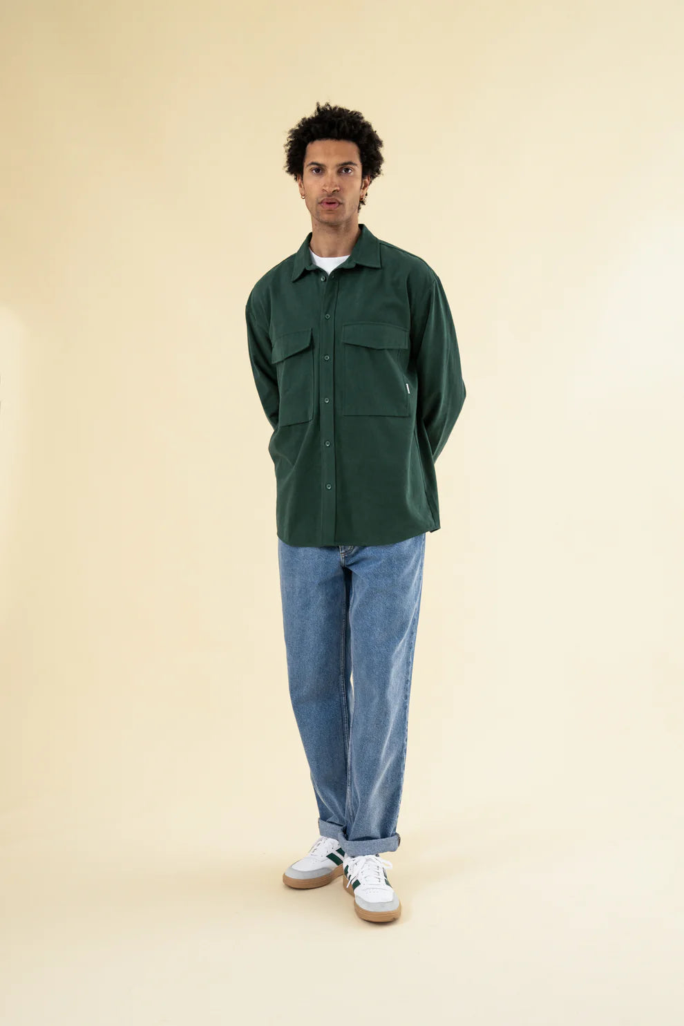 BOUND OCANVAS LONGSLEEVE SHIRT GREEN