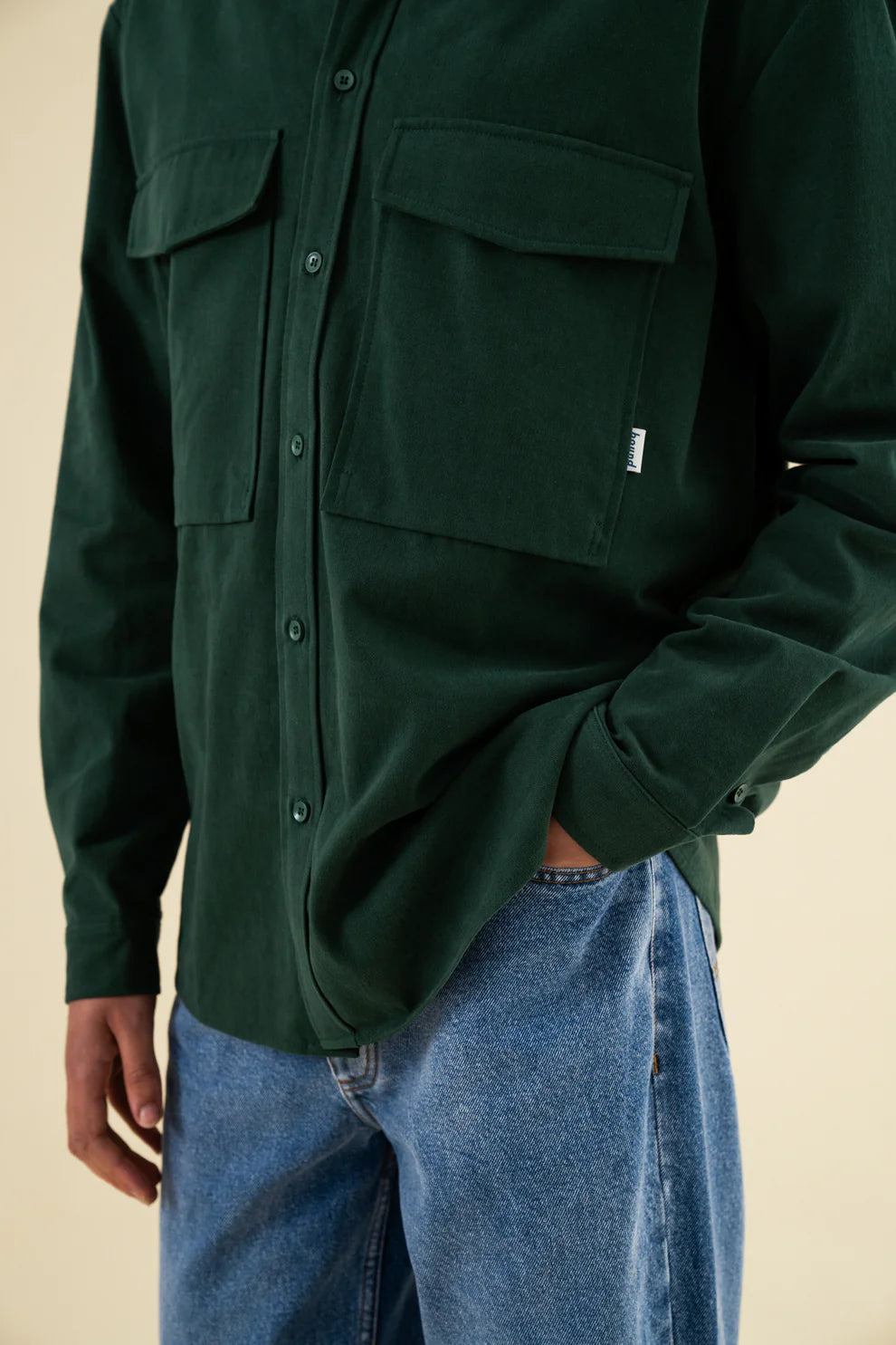 BOUND OCANVAS LONGSLEEVE SHIRT GREEN