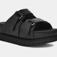 UGG GOLDENSTAR HI SLIDE BLACK